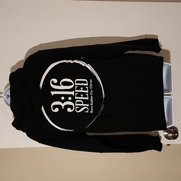 3:16 Speed hoodie sweatshirt, black, size small - Picture 3 of 3